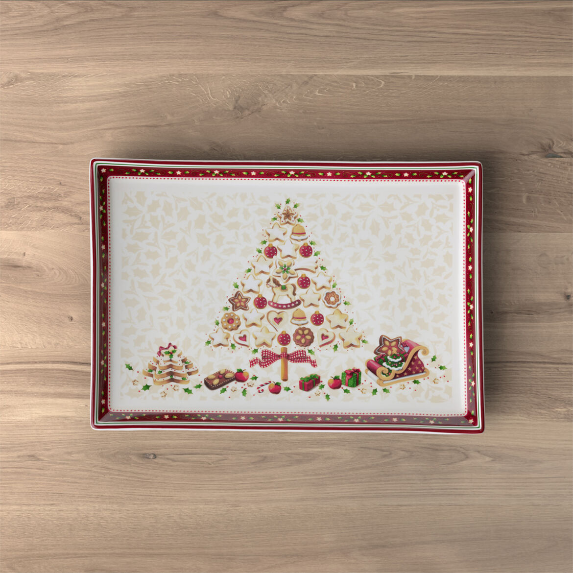 VILLEROY & BOCH Winter Bakery Delight Piatto Pasticcini 39x27cm Tavola di Natale