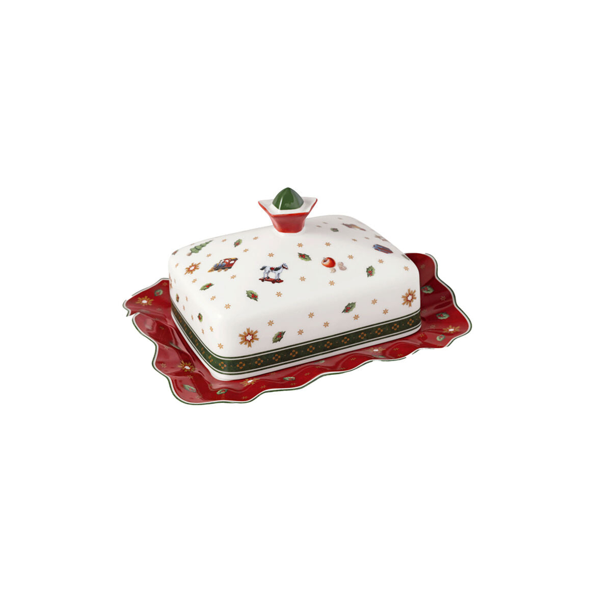 VILLEROY & BOCH Toy's Delight Burriera 12,5x15,5x6cm Porcellana Tavola di Natale