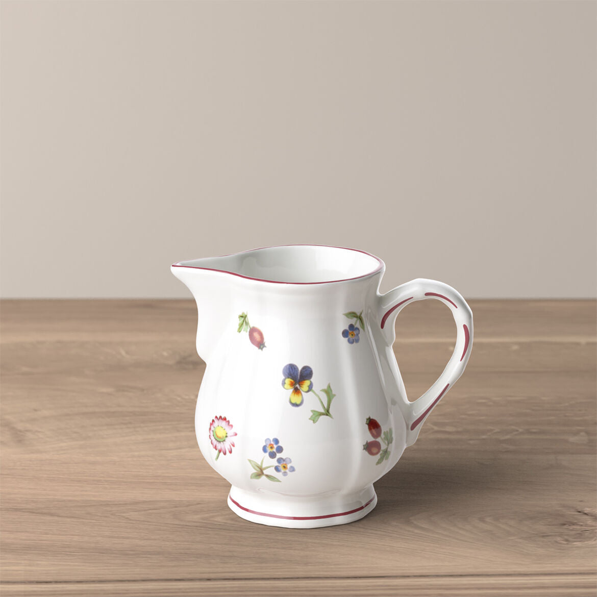 Lattiera Petite Fleur Villeroy & Boch in porcellana decoro floreale 250 ml