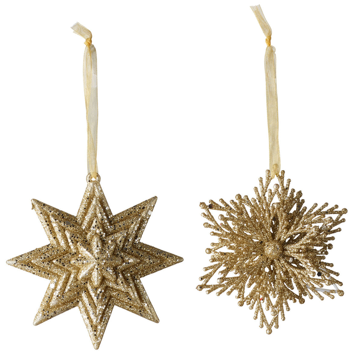 VILLEROY & BOCH Christmas Decoration Appendini Stella Fiocco Set 2 Pezzi Natale