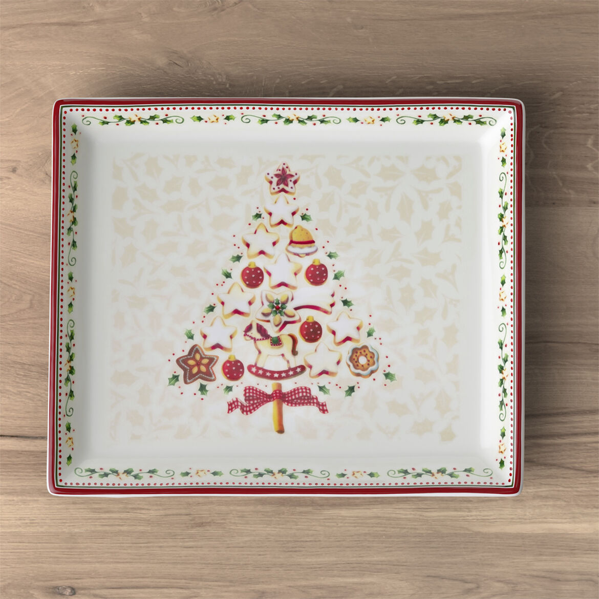VILLEROY & BOCH Winter Bakery Delight Pastry Plate 27x22.5cm Christmas Table