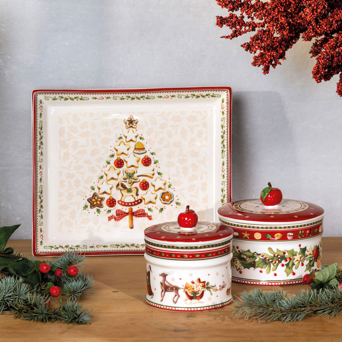 VILLEROY & BOCH Winter Bakery Delight Pastry Plate 27x22.5cm Christmas Table