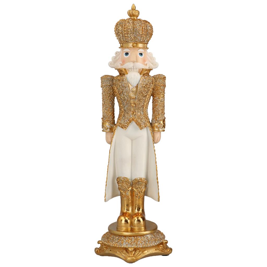 TIMSTOR Nutcracker Schiaccianoci Soldatino Decorazione Natalizia 45cm Oro