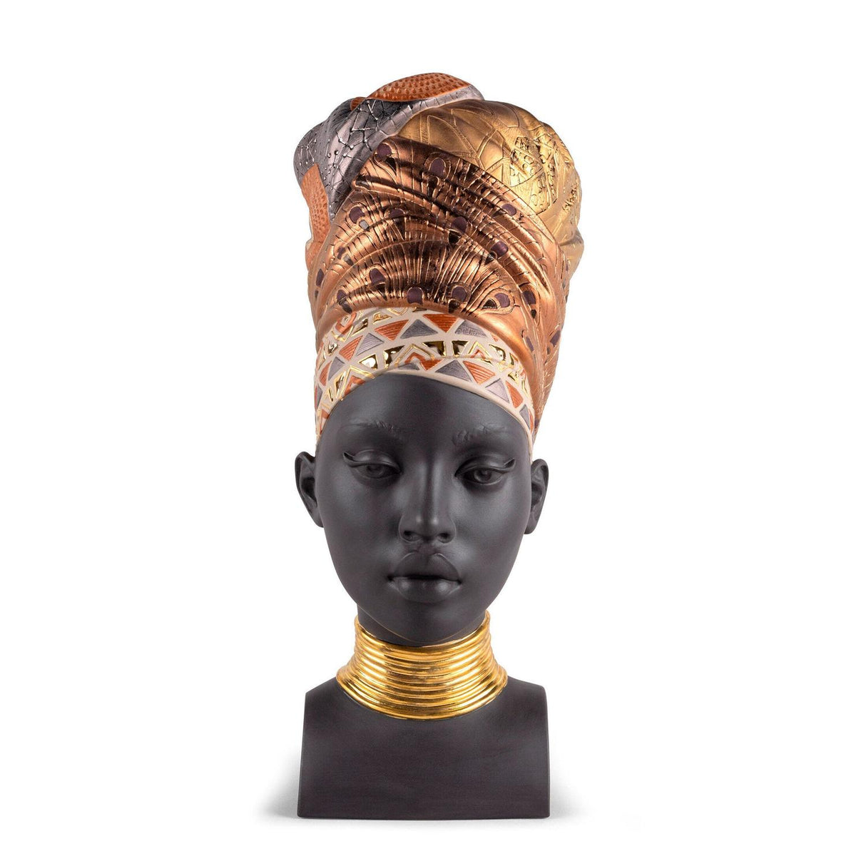 LLADRO' Anima Africana 45x19cm Porcellana