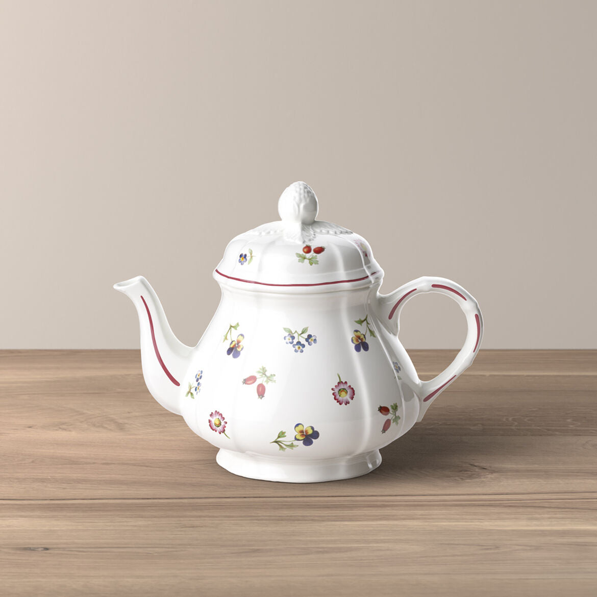 VILLEROY & BOCH Petite Fleur Teapot 1L Porcelain