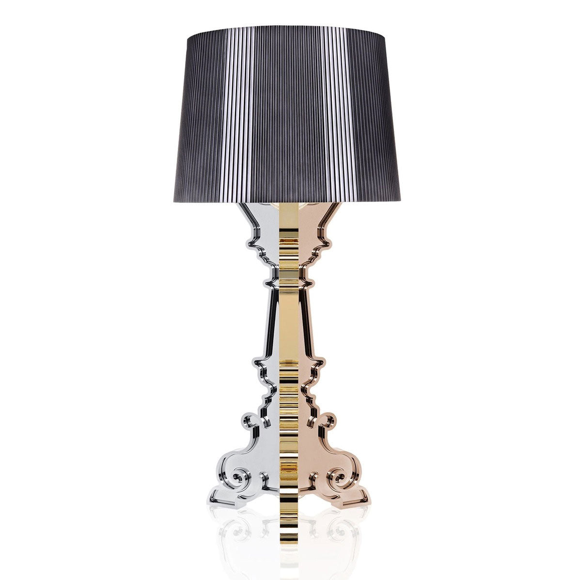 KARTELL Bourgie Lampada da Tavolo Metal Multicolor Titanio 78cm Policarbonato 2.0