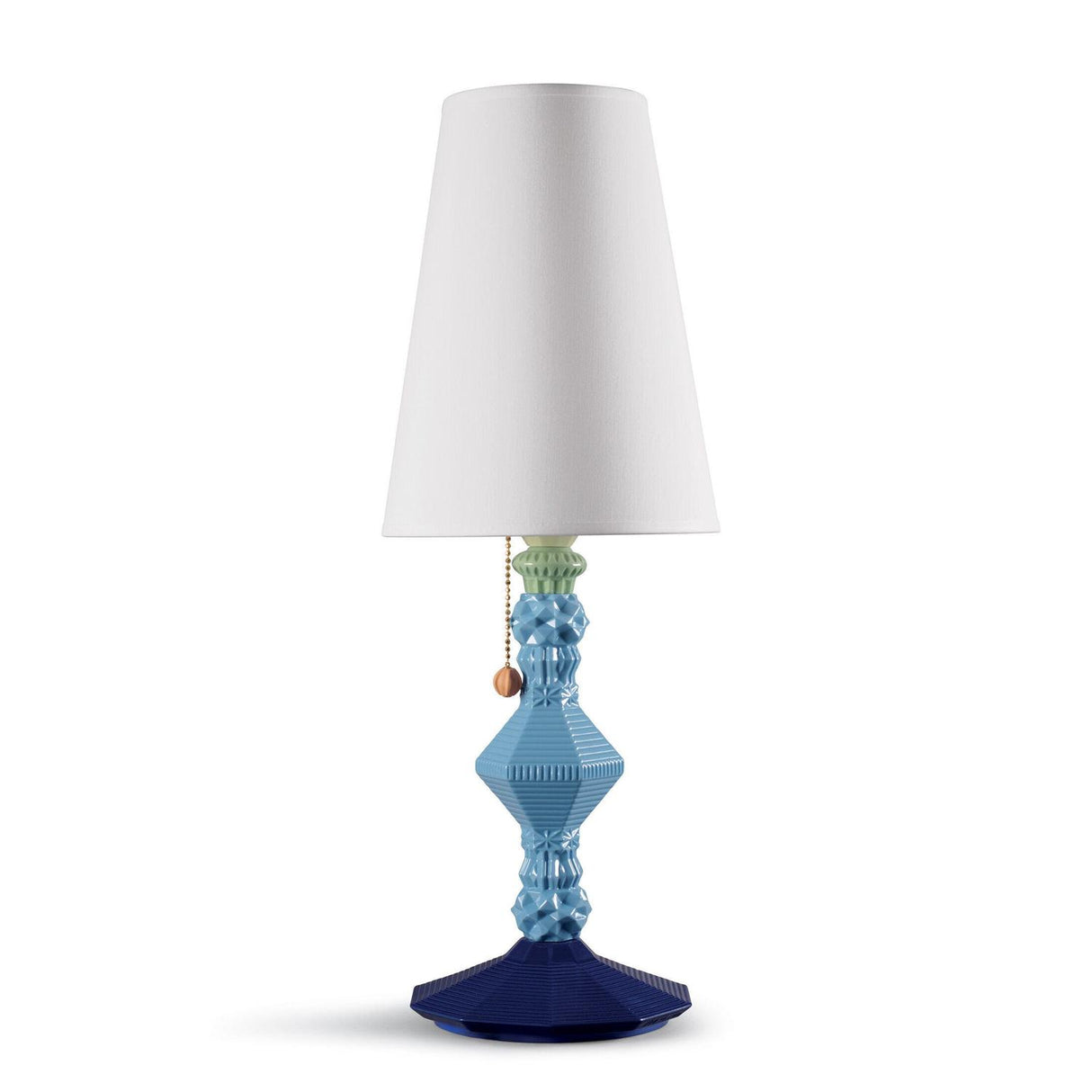LLADRO' Lampada da Tavolo Belle De Nuit Multicolore 57x20cm Porcellana
