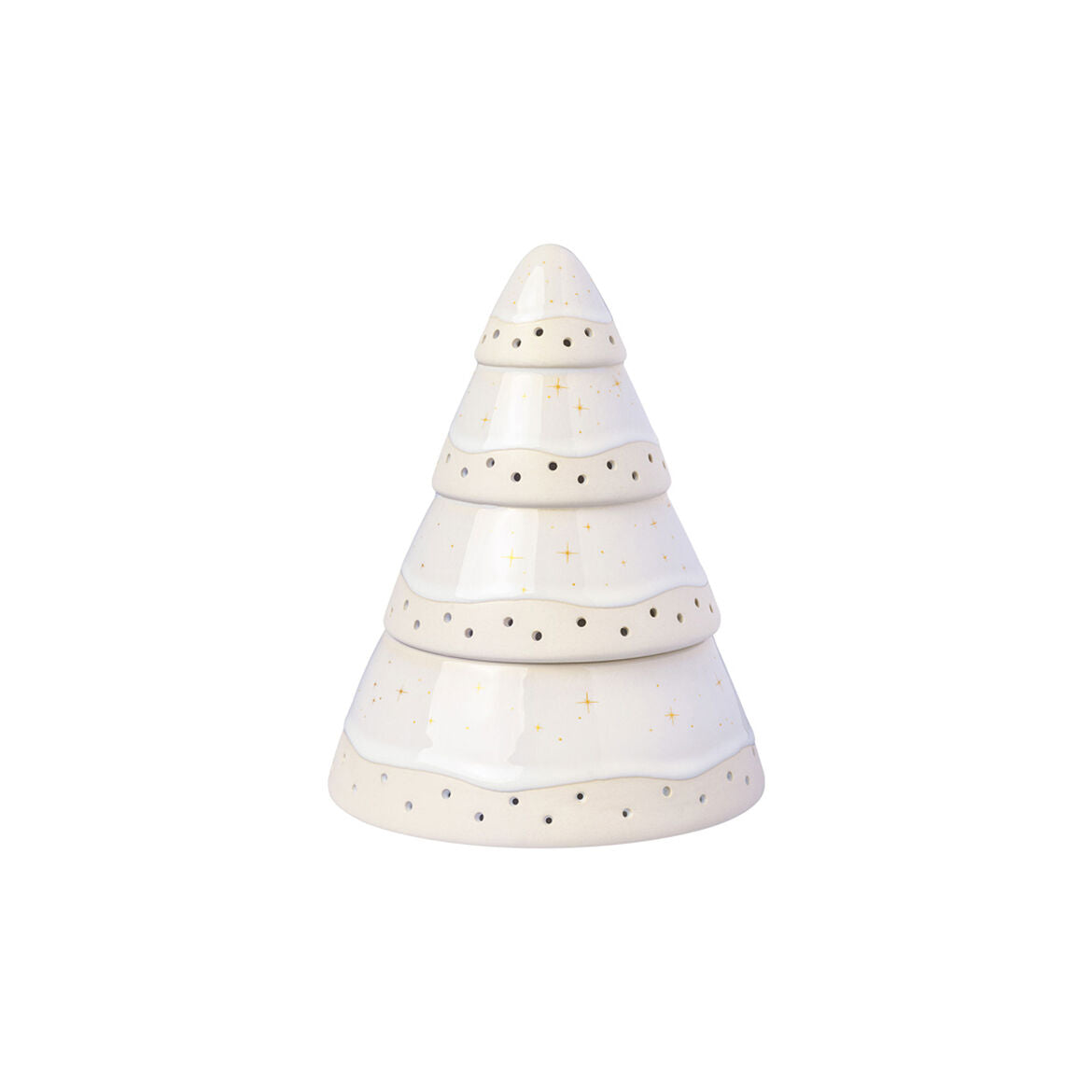 VILLEROY & BOCH Winter Glow Portacandelina Albero Porta Candela 18,5cm Porcellana