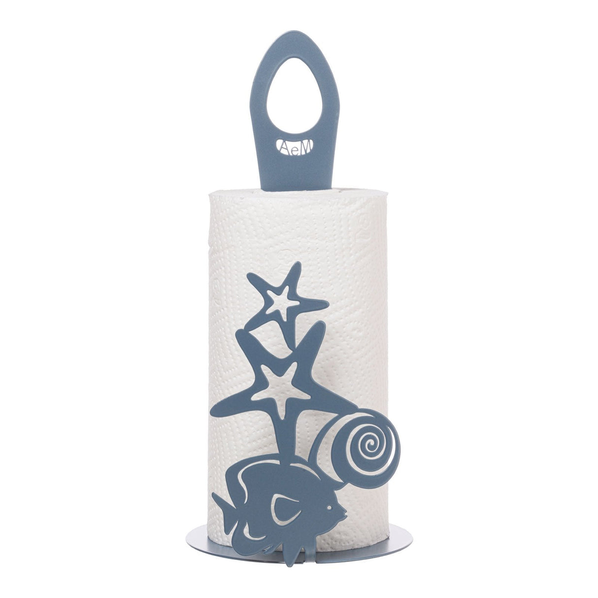 ARTI & MESTIERI Porta Rotolo da Cucina Nettuno Azzurro