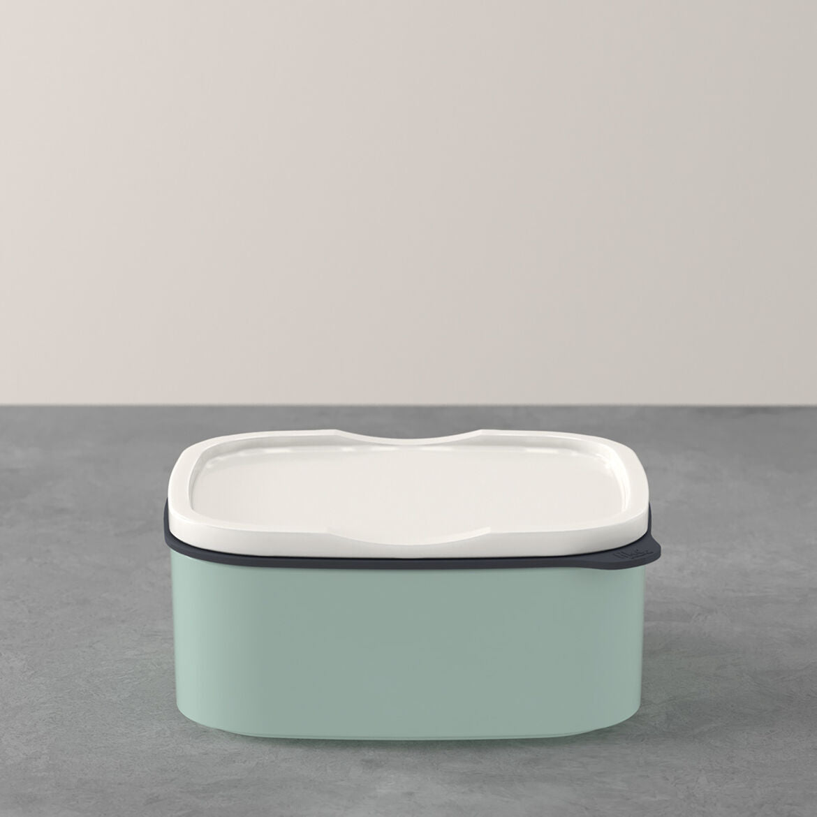 VILLEROY & BOCH - ToGo&ToStay Lunch Box, 13x10x6cm, Square, Green