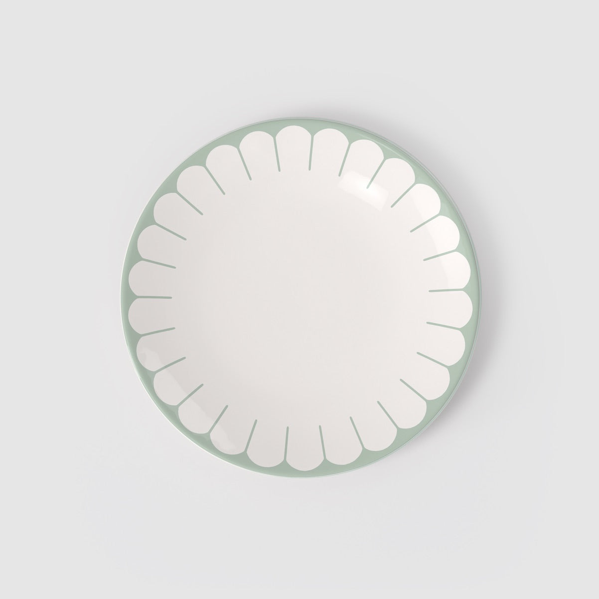 VILLEROY & BOCH Fleur Vert Piatto Piano Set 6 Pezzi 27cm Verde Porcellana
