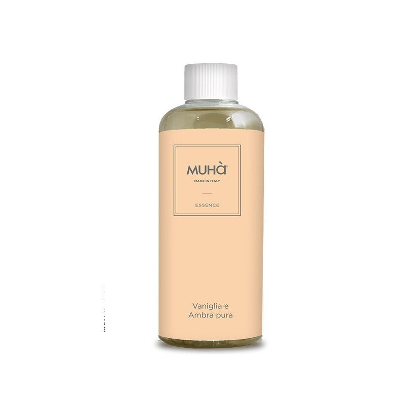 MUHA' Ricarica Refill 1000ml Profumatore D'Ambiente Vaniglia e Ambra Pura