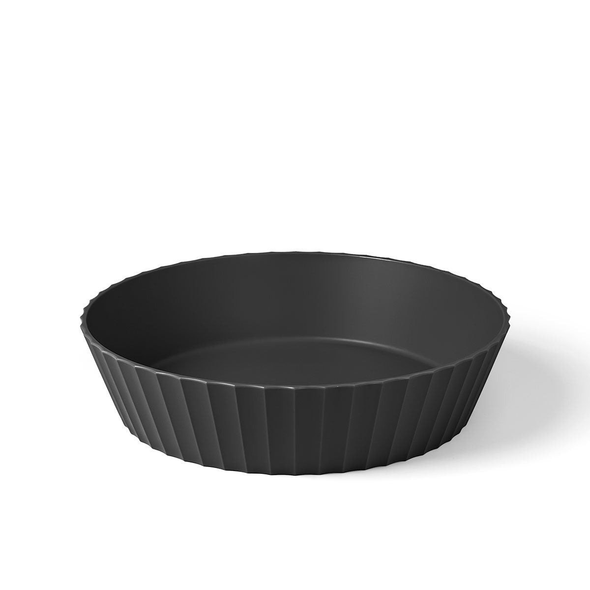 BLIM PLUS Bowl Cup Salad Bowl Hera L 25cm Carbon Black Made in Italy 100% Recyclable