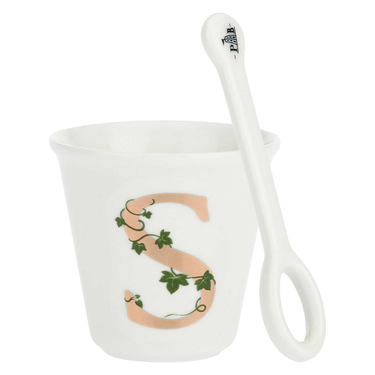 LA PORCELLANA BIANCA - Single "S" glass with 75cc spoon