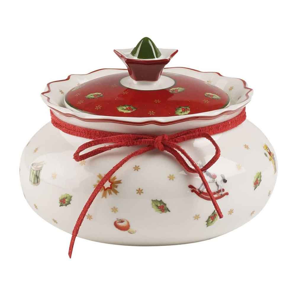 VILLEROY & BOCH Toy's Delight Barattolo Contenitore Scatola 13cm Tavola Natale