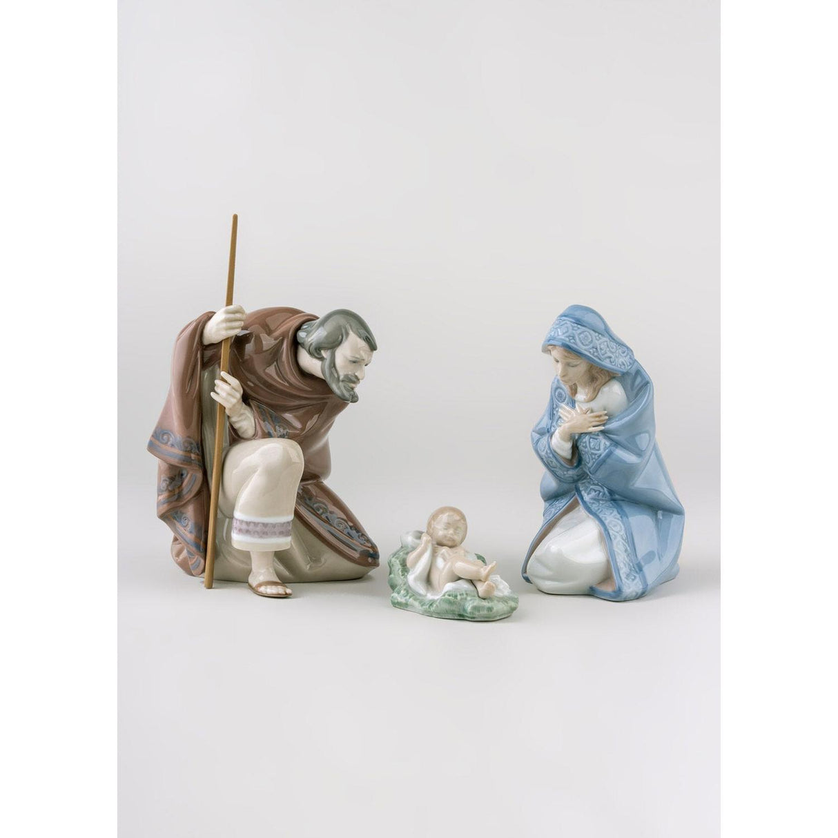 LLADRO' Figurina Natività Gesù Bambino II 6x9cm Porcellana