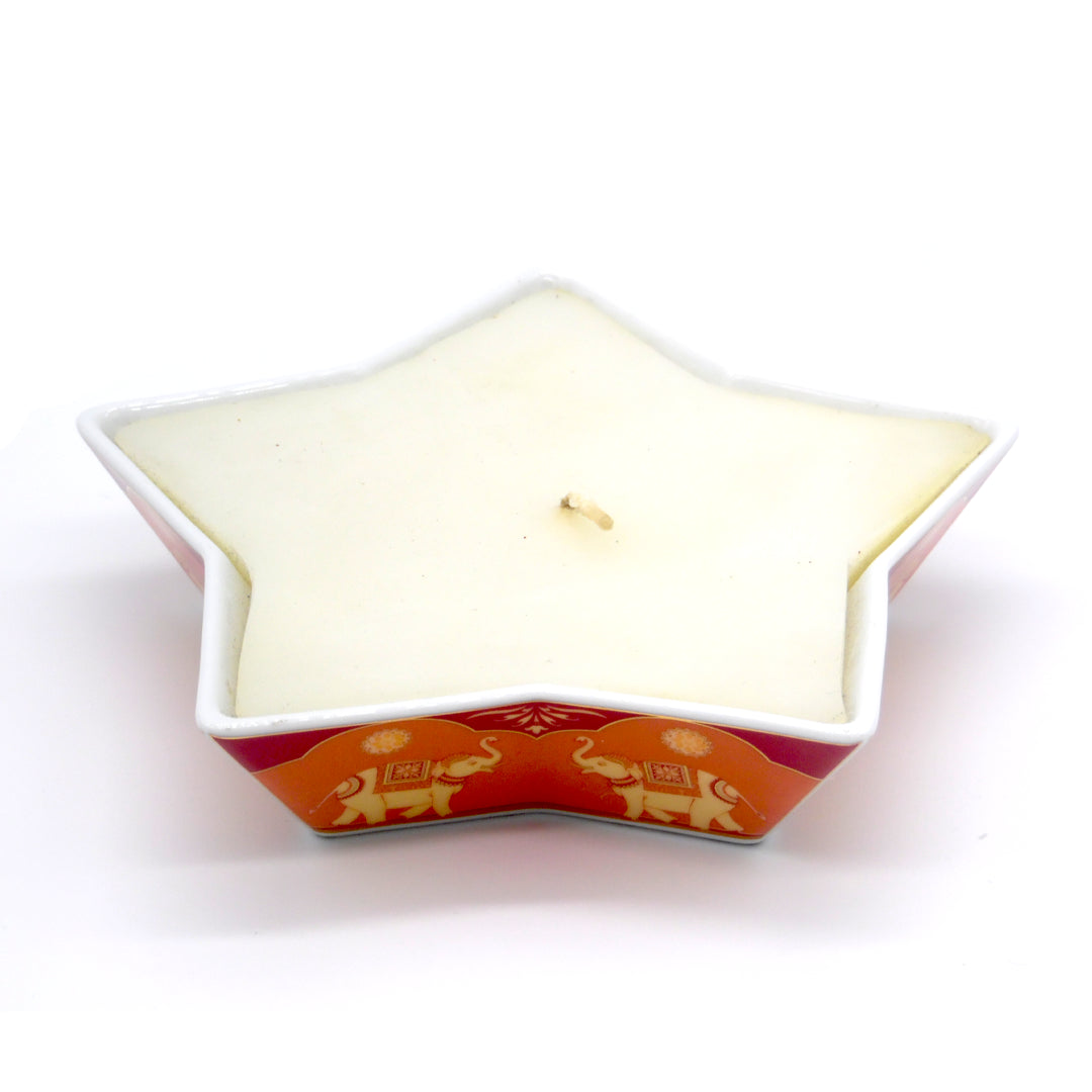 ROSENTHAL - Ciotola vuota tasche con candela stella Maharajas Orange - Natale