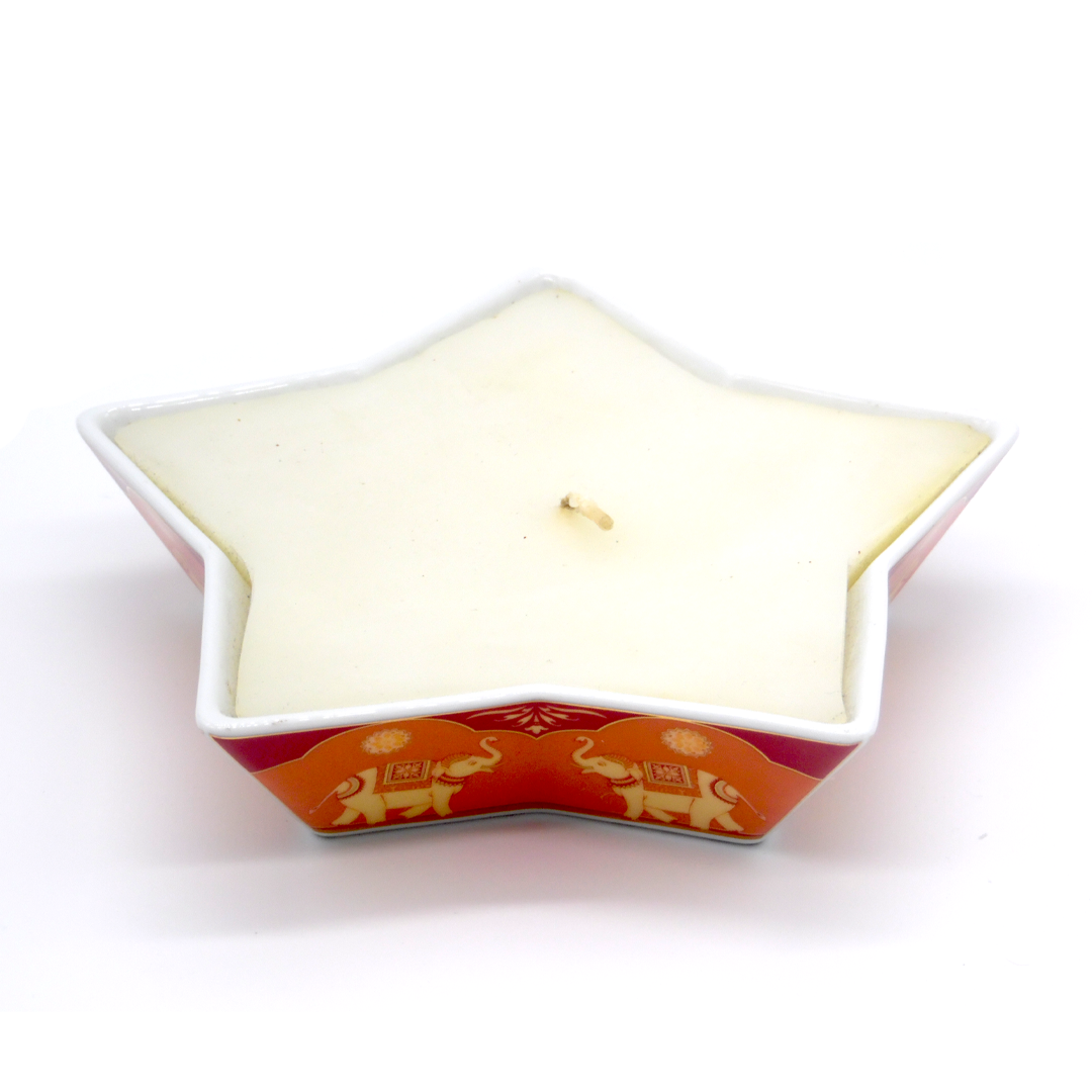 ROSENTHAL - Ciotola vuota tasche con candela stella Maharajas Orange - Natale