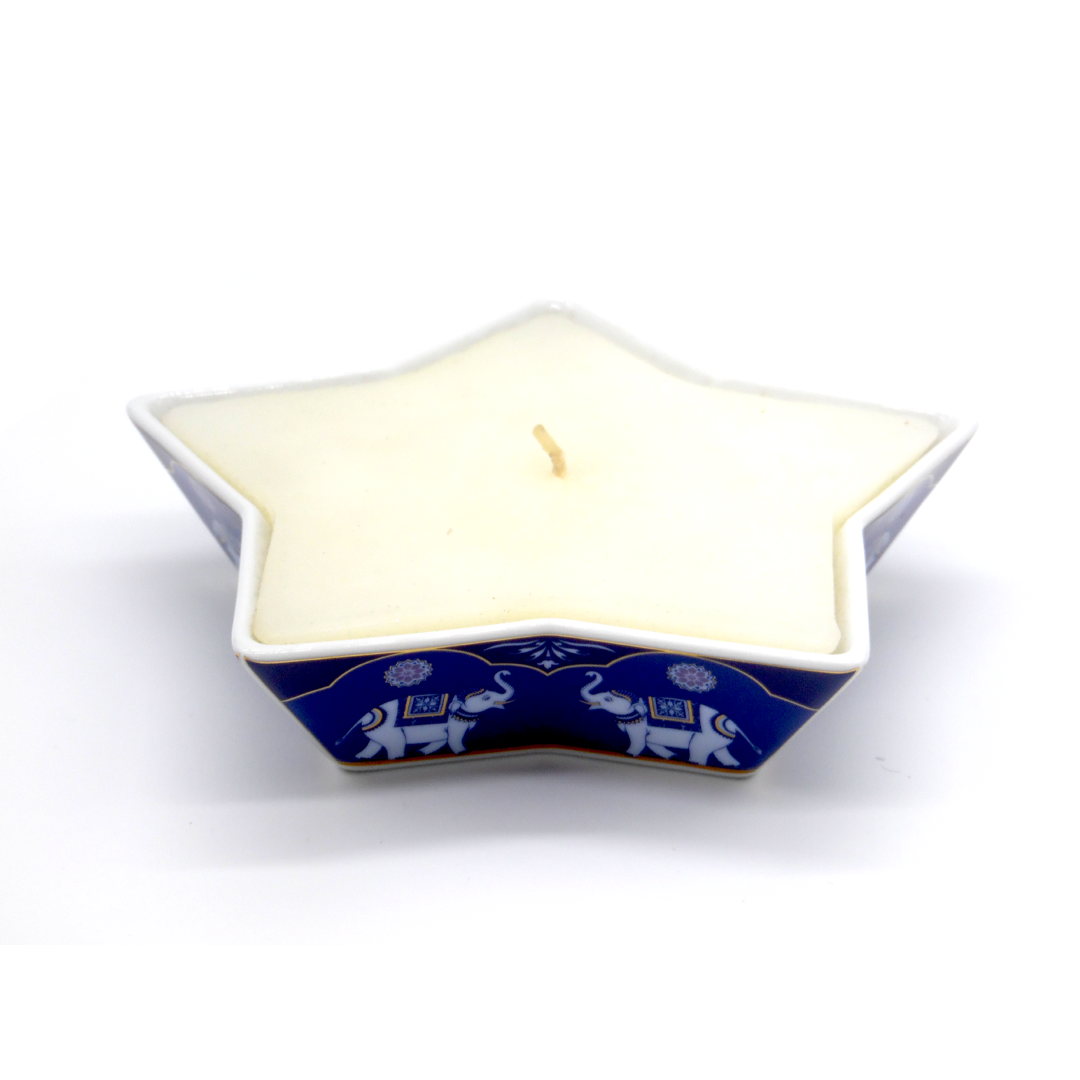 ROSENTHAL - Empty bowl with blue Maharajas star candle - Christmas