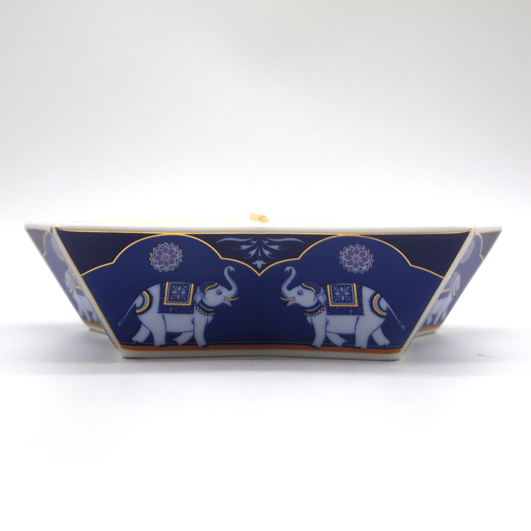 ROSENTHAL - Ciotola vuota tasche con candela stella Maharajas Blu - Natale