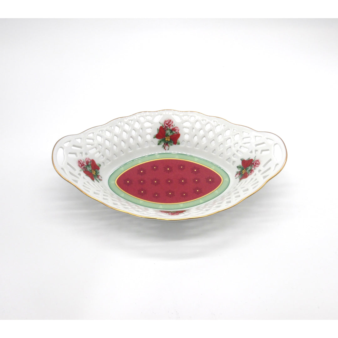 HUTSCHENREUTHER - Empty oval pocket bowl Maria Theresia - Christmas