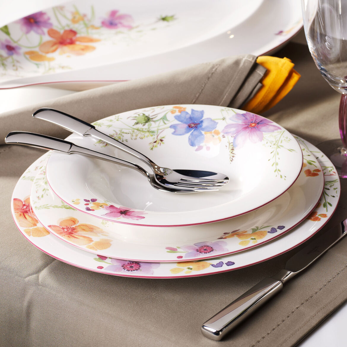 VILLEROY & BOCH - Mariefleur Basic Gourmet Serving Plate 30cm Porcelain