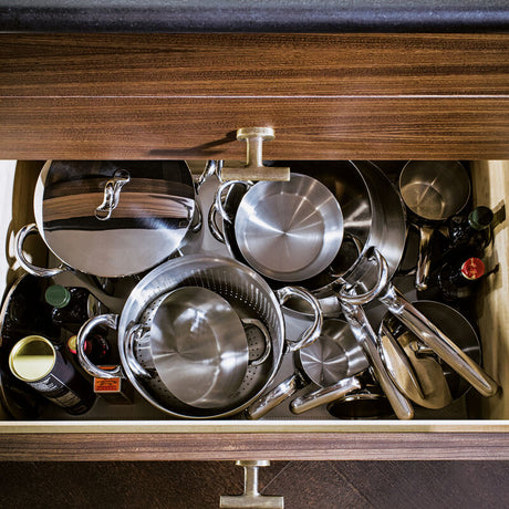 SAMBONET - Batteria Set Pentole 7 Pezzi Kikka Acciao Inox 51700-00