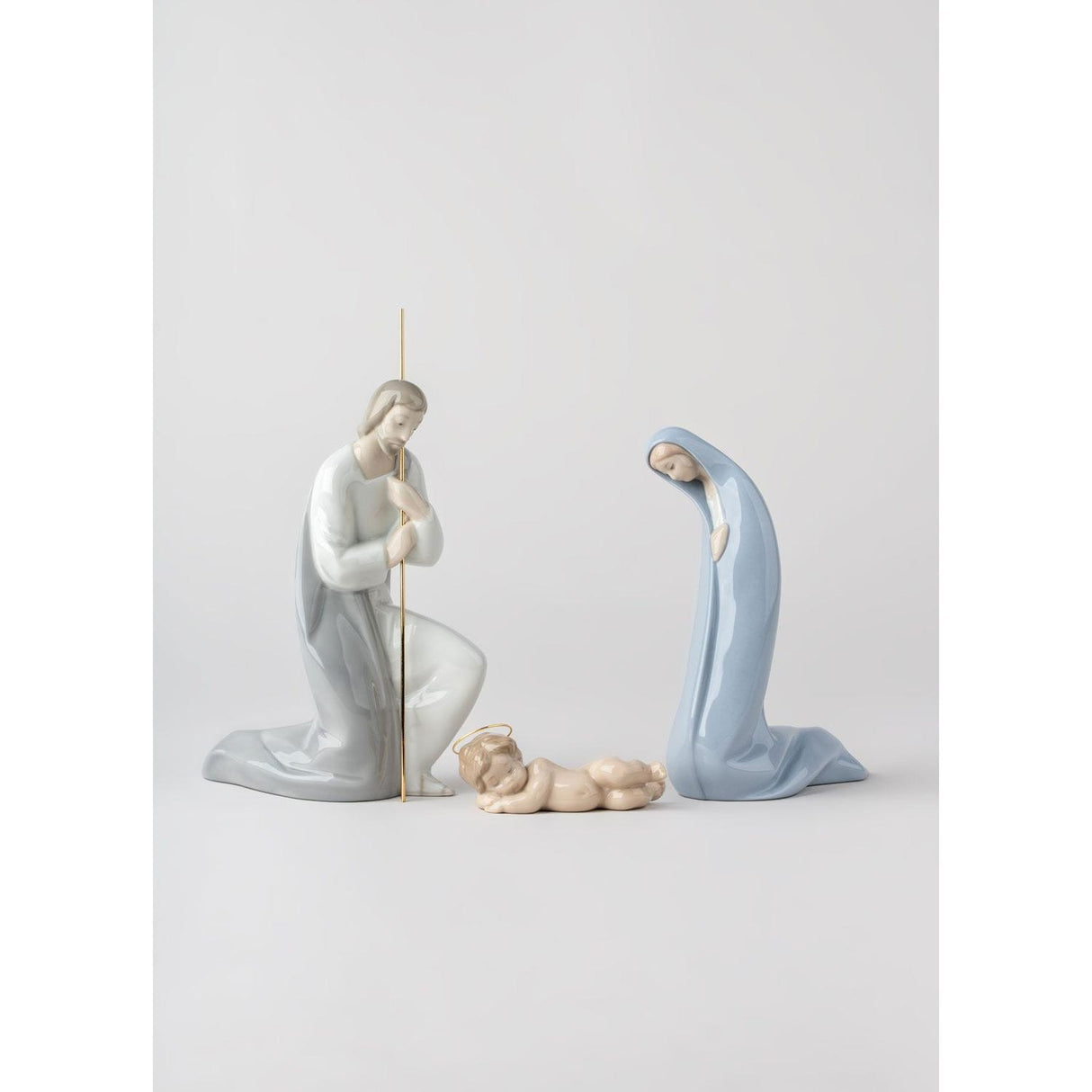 LLADRO' Figurina Natività Gesù Bambino III 3x9cm Porcellana