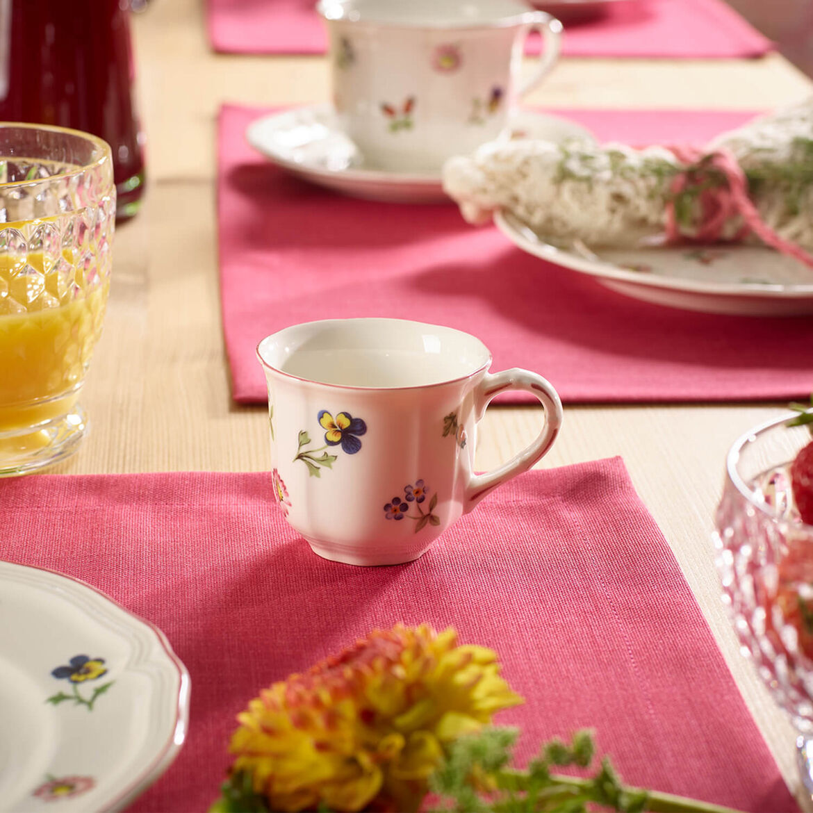 VILLEROY & BOCH Petite Fleur Mug Coffee Moka/Espresso 100ml