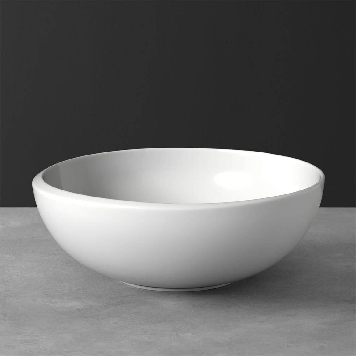 Insalatiera NewMoon Villeroy & Boch in porcellana bianca 28,5 cm