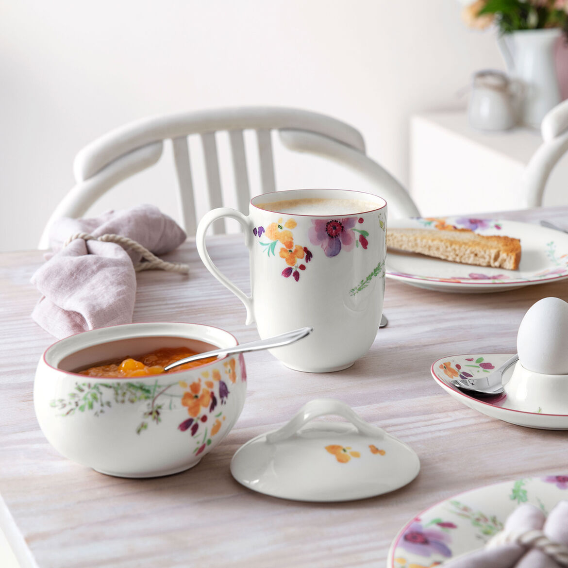 VILLEROY & BOCH - Mariefleur Basic Sugar Bowl 250ml Porcelain