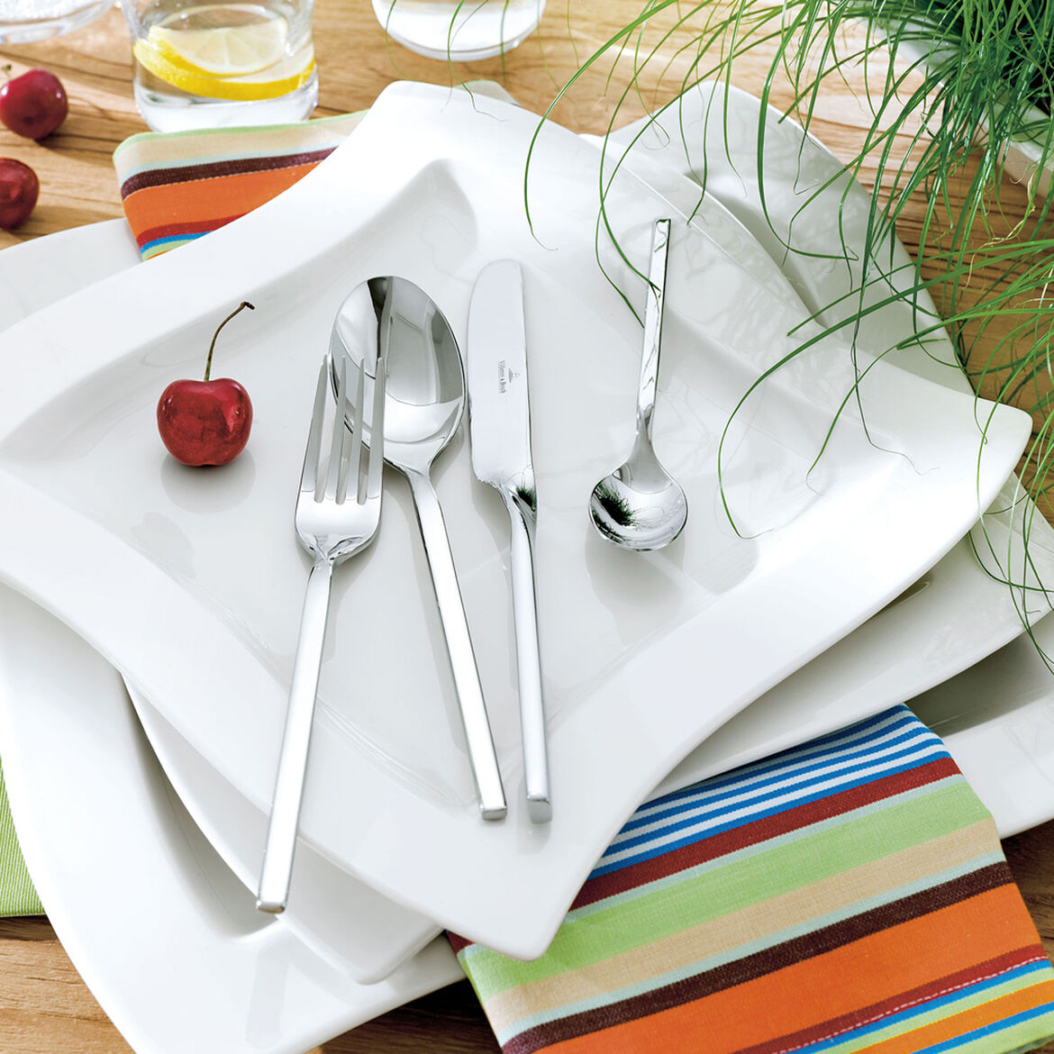 VILLEROY & BOCH NewWave Posate Servizio da Tavola Set 24 Pezzi Acciaio Inox