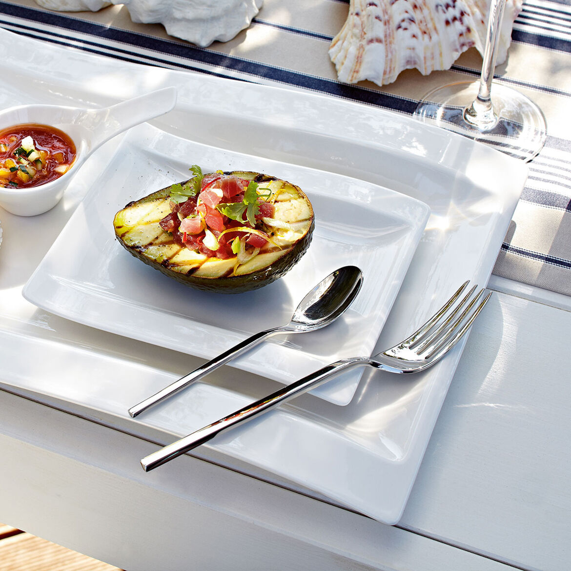 VILLEROY & BOCH NewWave Posate Servizio da Tavola Set 24 Pezzi Acciaio Inox