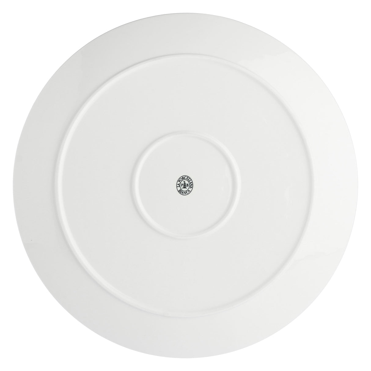 LA PORCELLANA BIANCA Bosco Vassoio Piatto Torta Rotondo 34cm Bianco Porcellana