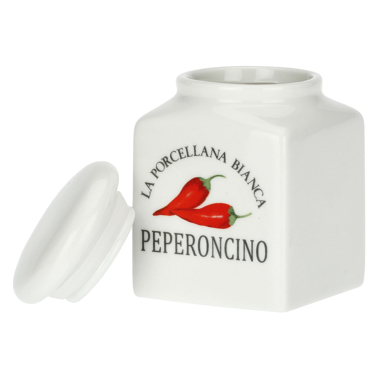 LA PORCELLANA BIANCA - Preserve Chili Pepper Container Jar 175ml