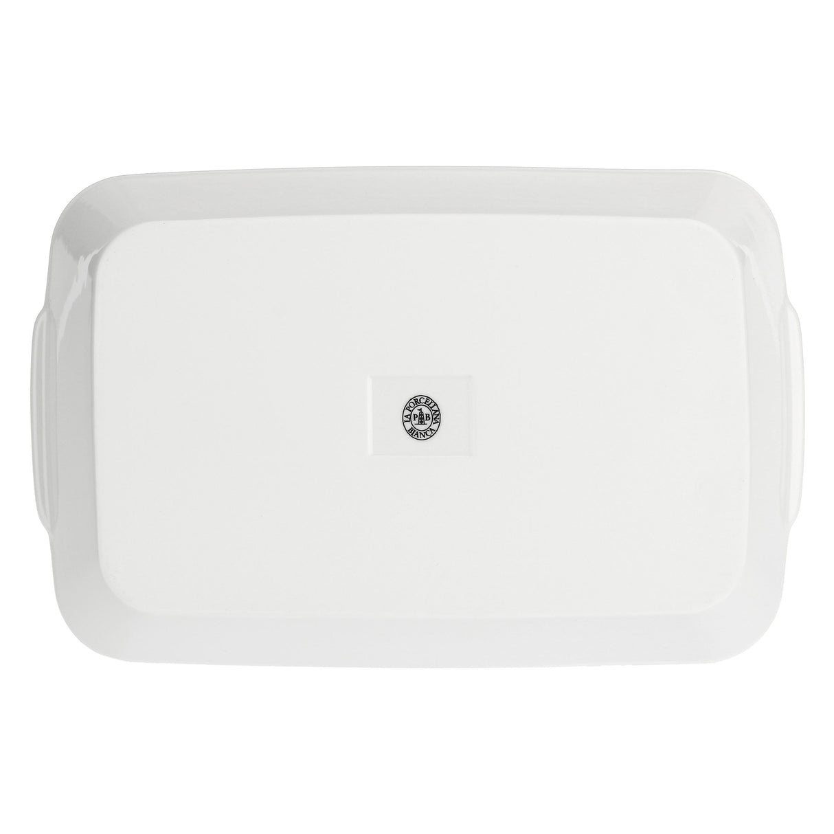 LA PORCELLANA BIANCA Anghiari Teglia Rettangolare Stondata 35x22cm Porcellana