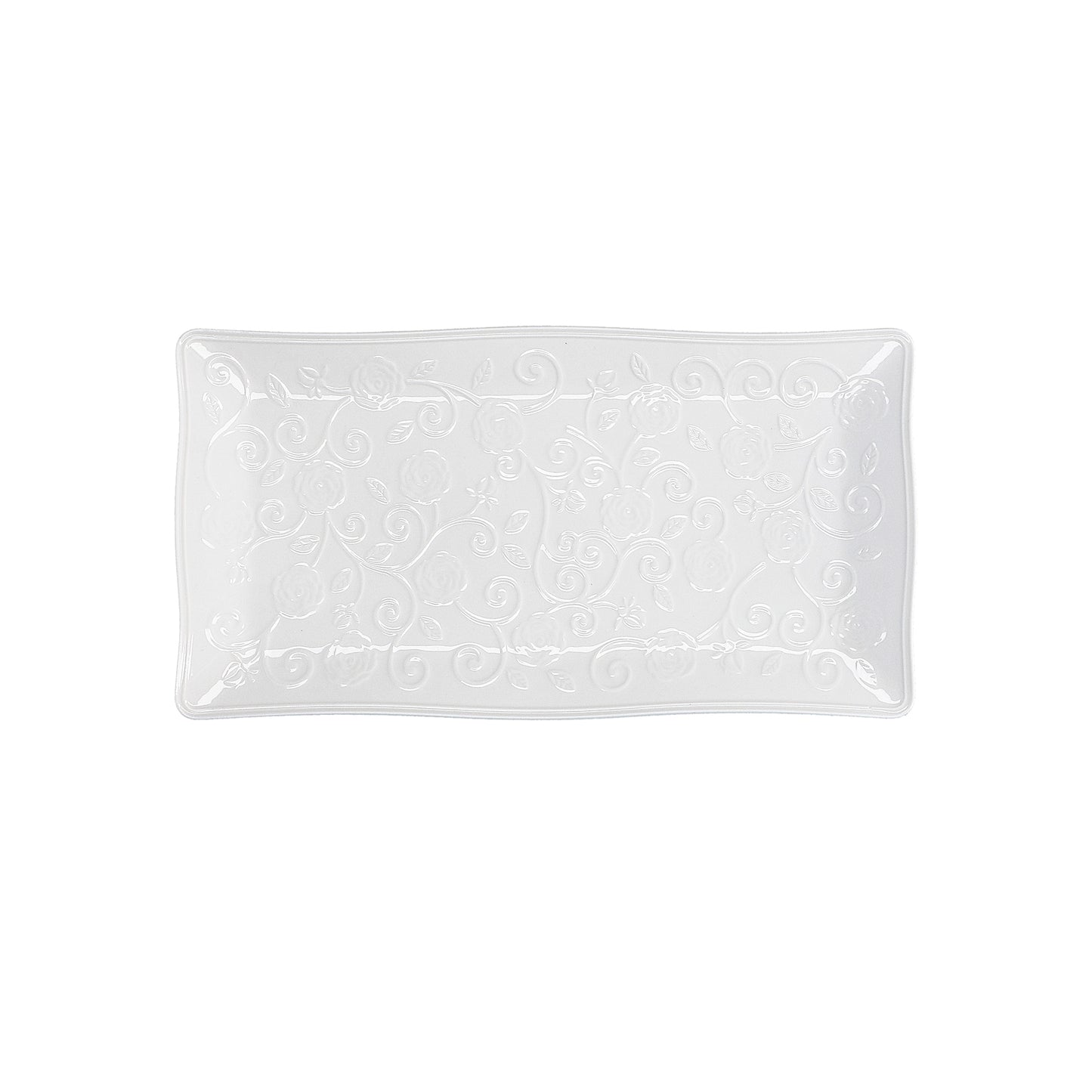 LA PORCELLANA BIANCA - Florentina Vassoio Rettangolare 30x16cm