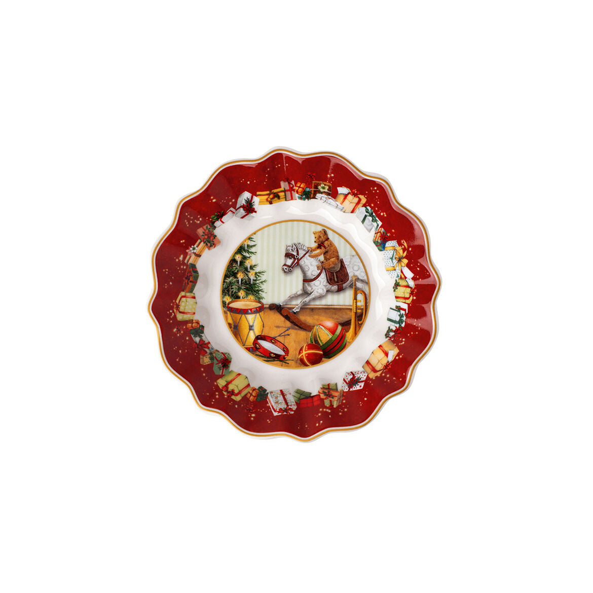 VILLEROY & BOCH Toy's Fantasy Ciotola con Piede 14,5cm Tavola Natalizia Natale