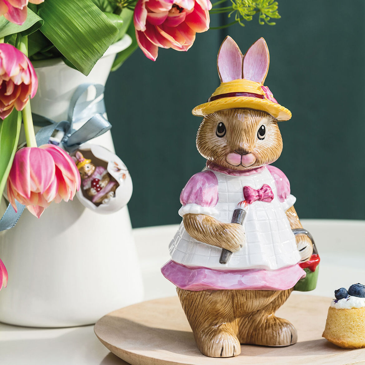VILLEROY & BOCH - Bunny Tales Anna Grande Figura Coniglio 22cm Decorazione Pasquale