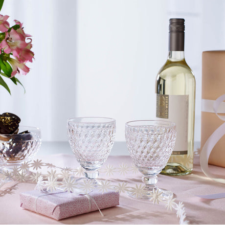 VILLEROY & BOCH Boston Trasparente 4 Pezzi Bicchiere Calice Vino Bianco 125ml Cristallo