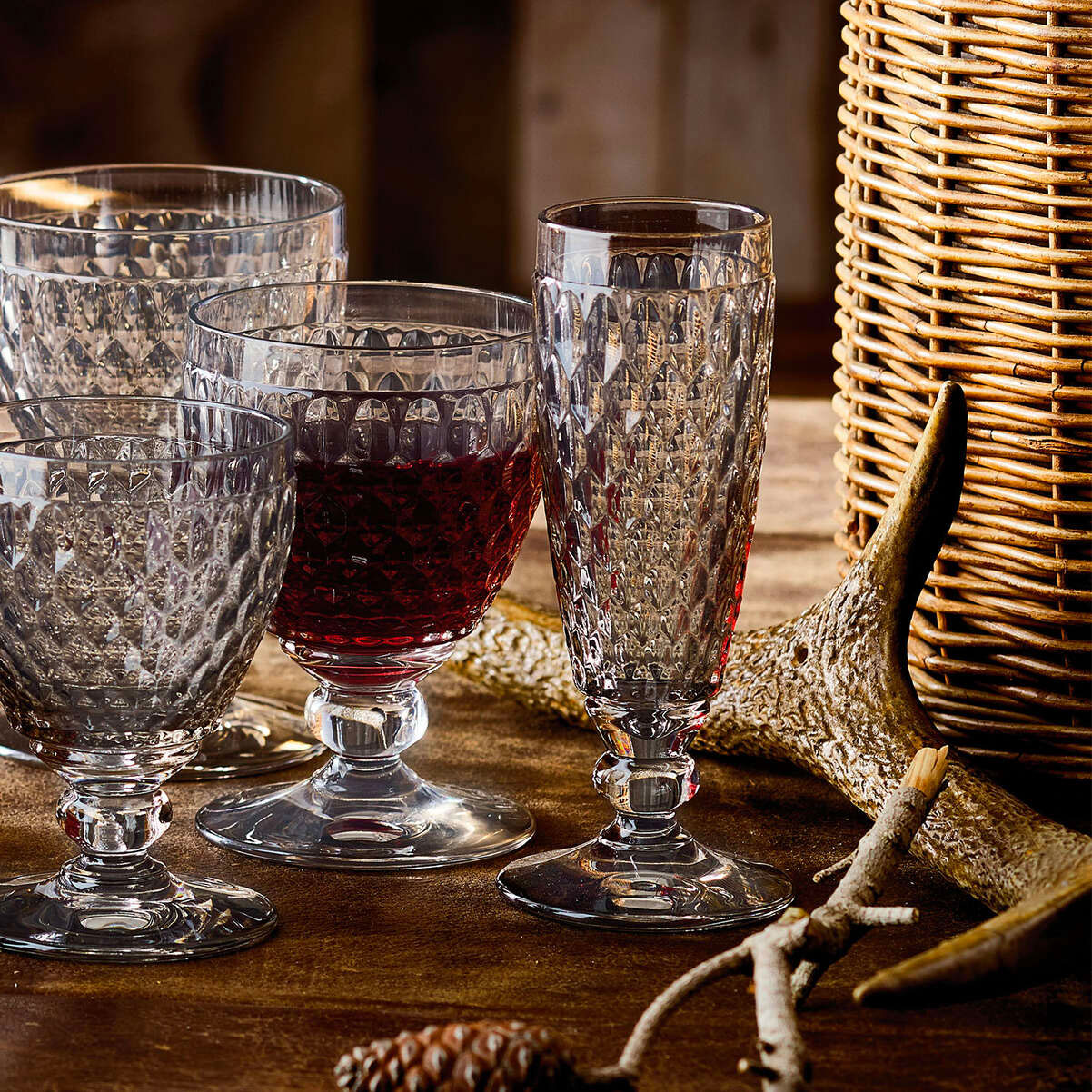 VILLEROY & BOCH Boston Coloured Calice da Champagne Spumante 120ml Grigio Cristallo