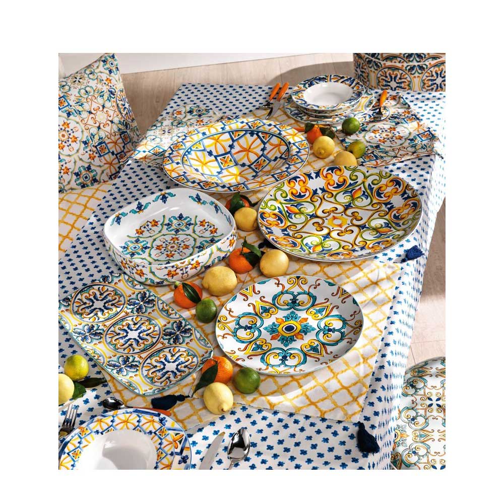 BRANDANI - Centrotavola Medicea Stoneware Coppa Ciotola 31,5cm 53724