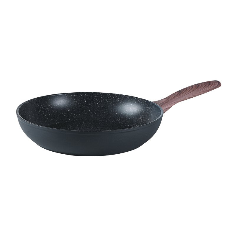 SAMBONET Frying Pan with Handle Rock & Rose Black 20cm Aluminium