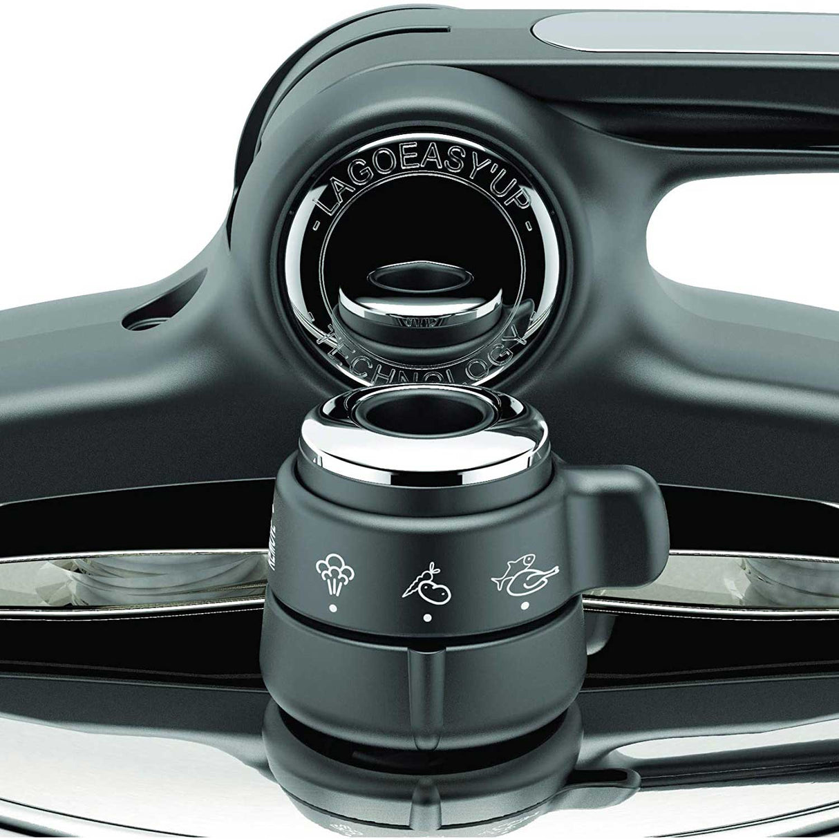 LAGOSTINA - Novia Vitamin Lagoeasy'Up Pressure Cooker 7L 18/10 Stainless Steel