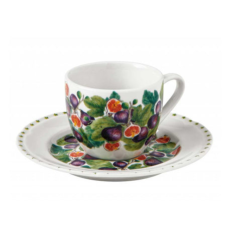 BRANDANI - Set Tazze Caffè 4 Pezzi Le Primizie 90ml Porcellana