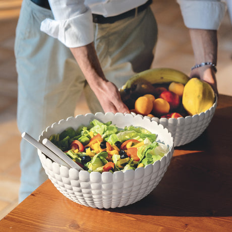 GUZZINI Tiffany Insalatiera Ciotola Coppa Bianco 30cm