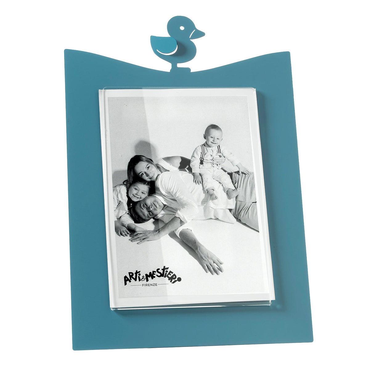 ARTI & MESTIERI Portafoto Paperella Grande Blu Oltremare 28x19,5cm