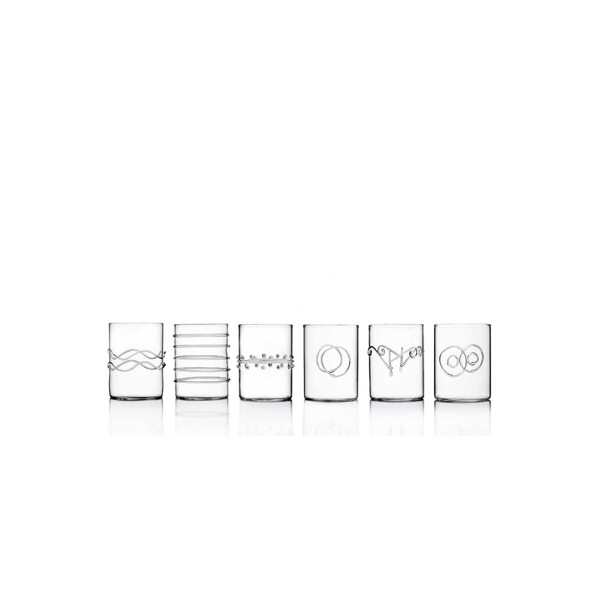 ICHENDORF Decò Set 6 Bicchieri Da Liquore 100ml Vetro Borosilicato