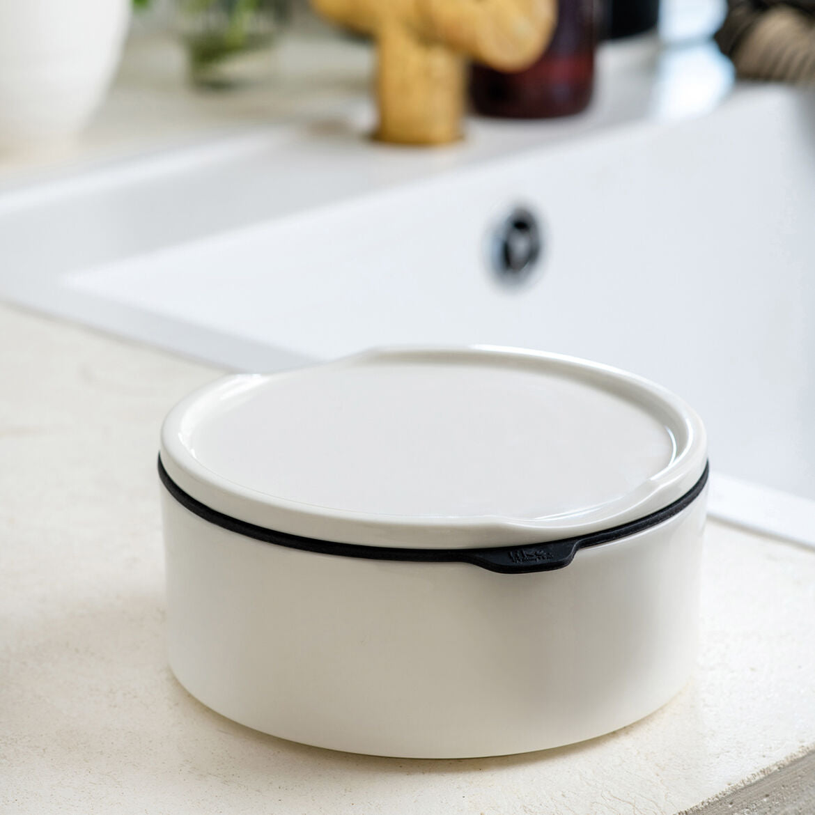 VILLEROY & BOCH - ToGo&ToStay Porta Pranzo, 13x6cm, Rotondo, Bianco