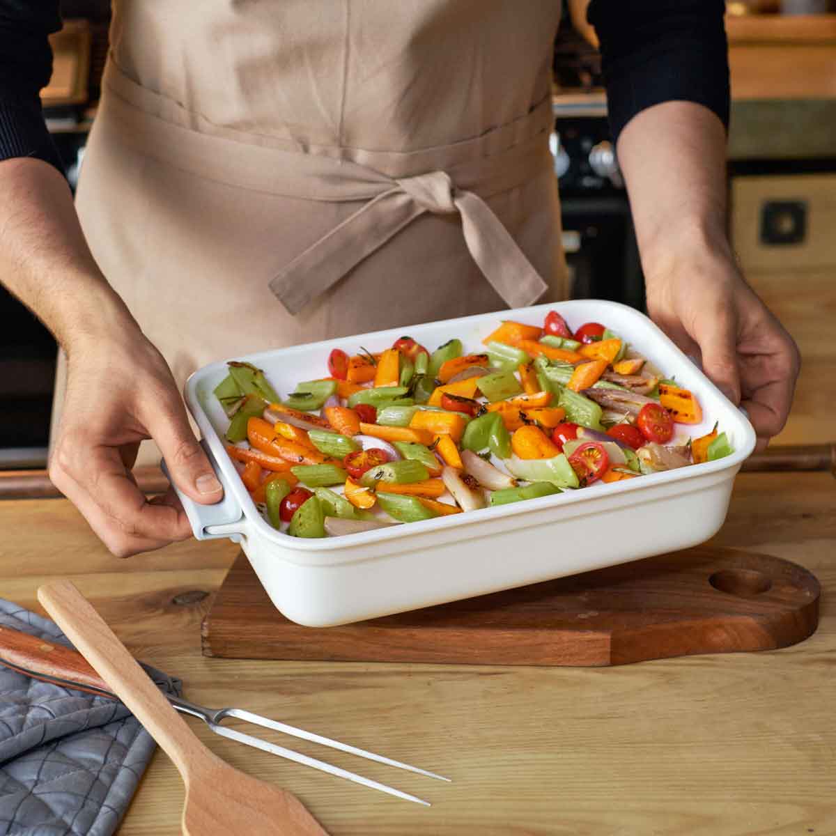 VILLEROY & BOCH - Clever Cooking Rectangular Porcelain Baking Dish 30x20cm